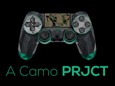 Polygonal Gaming Logo Design 3d logo branding controller controller logo controllers gaming logo geometric logo illustration logo design polygonal logo