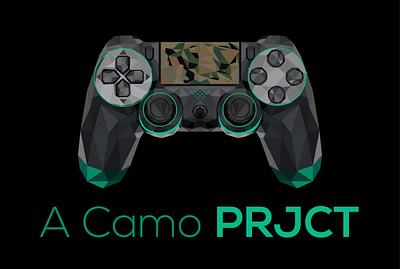 Polygonal Gaming Logo Design 3d logo branding controller controller logo controllers gaming logo geometric logo illustration logo design polygonal logo