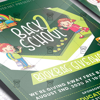 Back to School - Flyer PSD Template school night