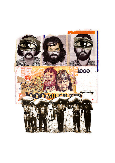 'Political, work and the financial interest among them' art artist artmajeur colagem collage collage art collageart collageonpaper contemporaryart culture eye handmade human kunst man money politics retro vintage