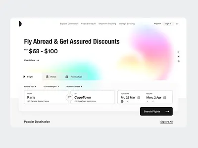 Landing Page Design booking website design filter hotel search landing page landing page design landing page development landing ui search search activity search flight searh hotel typography ui ui ux user experience ux web design website website design