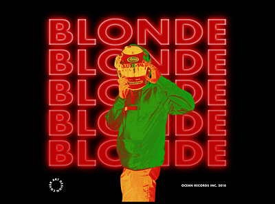 Frank Ocean - Blonde album album artwork design frank ocean illustration pop typography vector