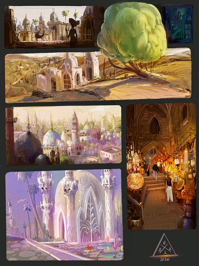 Visual development art 2d artist animationart bookillustration colorkey colour palette game artis illustration illustrations