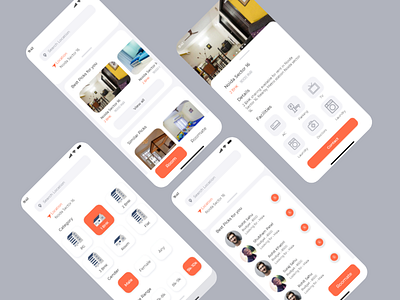 Room & Roommate Search App - UI Concept adobe app branding colors concept design dribbble flat design illustration mobile app mobile app design mobile ui study ui ux ui design vector xd