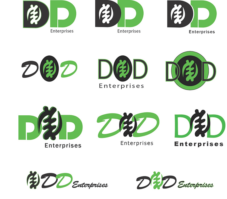 Logo Design for "D&D Enterprises" by China Jones on Dribbble