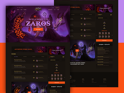 game web template app branding design game graphic graphic design hompage illustration logo redesign template ui ux vector web web design website website design wordpress