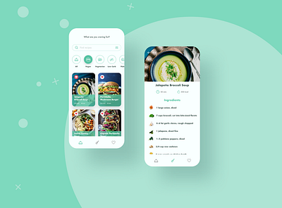 Recipe App 040 app daily 100 challenge dailyui dailyuichallenge food healthyfood ingredients low carb menu paleo recipe recipe app vegan vegetarian