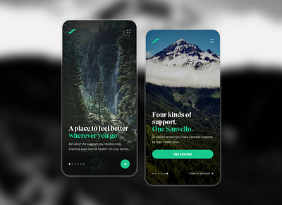 Sanvello App Design Concept app application application design applicationdesign design designer digital meditation relax ui uidesign ux uxdesign uxdesigner uxui