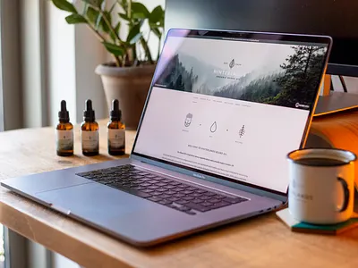 Hinterlands Beard Oil - Website Promo animation beard beard oil branding forest landing page logo macbook nature oil packaging design promo promotion video tree ui video web website website design website launch