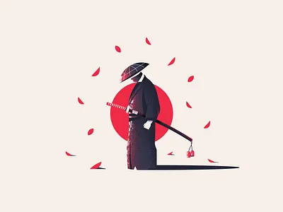 Ghost of Tsushima ghost of tsushima illustration ps4 sword vector videogame