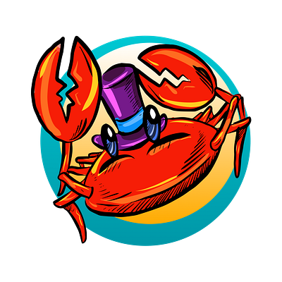 ClassyCrab brand identity branding design illustration illustrator cc vector
