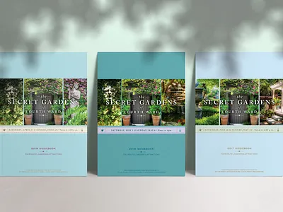 The Secret Gardens of Fourth Ward Collateral branding collateral design