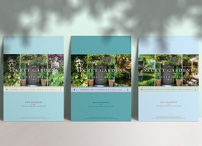 The Secret Gardens of Fourth Ward Collateral branding collateral design