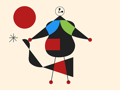 People and Dog in Front of the Sun animal design dog illustration illustrations miro