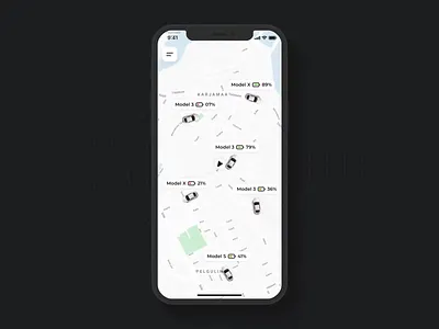 Car rental app - Motion design animation motion graphics