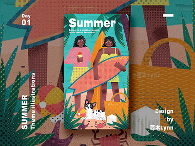 summer illustration