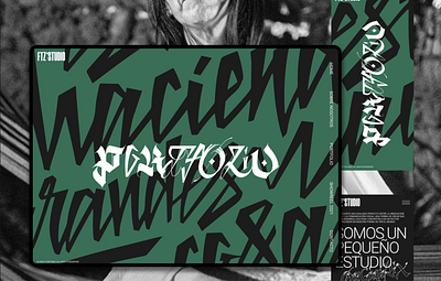 Studio Website branding branding design design lettering logo typography ui web design