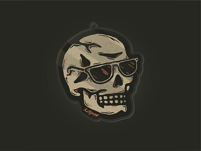 StickerMule Charms Giveaway Rebound - Shades 2.0 adobe adobe fresco adobe illustrator design giveaway illustration ipad pro art mockup promo shades skull stickermule texture