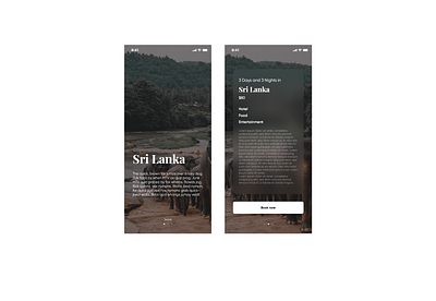 Trip UI app design minimal type typography ui uidesign ux ux design web