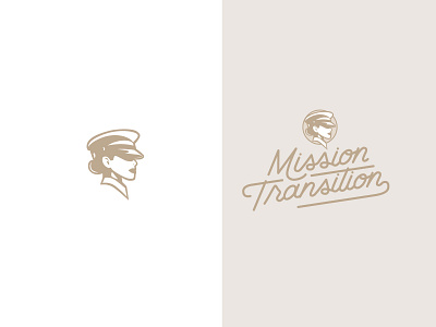 Unused Mission Transition Logo brand branding handlettering logo logo design logomark monoline