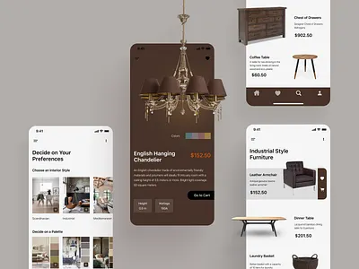 Interior Design Store design art interior interiordesign iphone shop ui design uidesign uxdesign uxui website