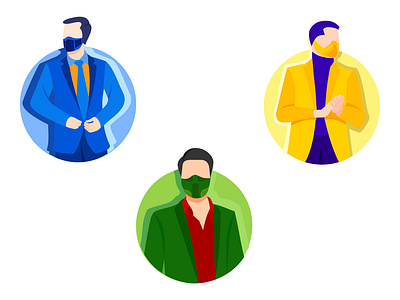 mask app branding design flat icon illustration illustrator minimal ui vector