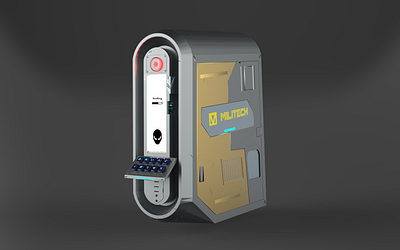 Alienware R9 Mod concept for Cyberpunk 2077 Contest keyshot sketch sketchup