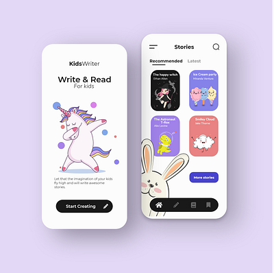 BookKids adobexd clean design design app designer designs flat illustration illustrator mobile mobile app mobile design mobile ui ui uidesign uiux ux ux ui uxdesign uxui