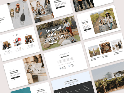 ONEHOPE Wine Homepage adaptive design brand design design system dtc e commerce landing page pwa responsive responsive design ui ux website design wine