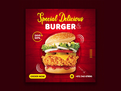 Food ad design for social media animation banner banner design branding brochure design facebook ad flyer food banner icon icon design identity illustration illustrator poster social media banner social media design typography vector website