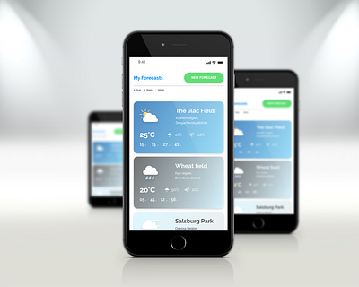 DailyUI 037 app app design daily ui 037 dailyui dailyuichallenge design forecast app mobile ui ux weather weather app