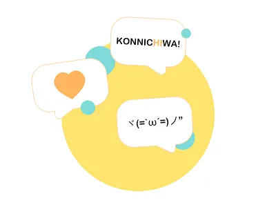 Japanese Cat Kaomoji T-Shirt cat cat t shirt chat cute design happy harajuku illustration japan japanese kaomoji kawaii konnichiwa lovely positive speech bubble tee tshirt