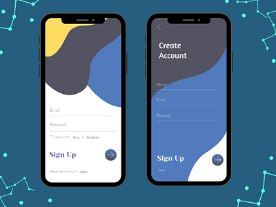 Sign up signup ui ux