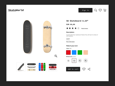 Daily UI | Product customization custom customizable customization daily 100 challenge dailyui design ecommerce product ui uichallenge