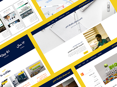 "Adlan" Marketing Agency UI/UX Design digital marketing uiux website design