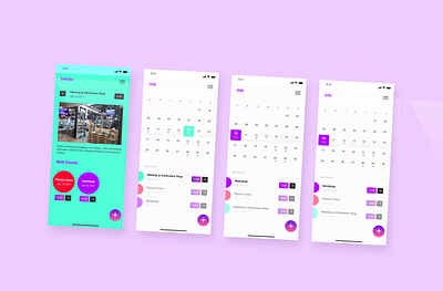 DailyUI 038 app app design app icon calendar calendar app calendar ui daily ui daily ui 038 daily ui challenge dailyui dailyuichallenge design mobile ui ux