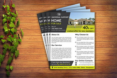 Real estate brochure brochure brochure bi fold brochure design brochure template brochure tri fold