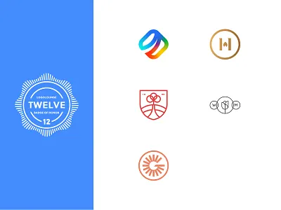 Logo Lounge Book 12 Selections bold brand brand design branding church design flower g gradient h logo logo design logo lounge lounge m ring rings simple tree w