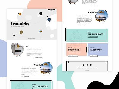 Lemardeley client - Some ideas design mockup ui ui design web