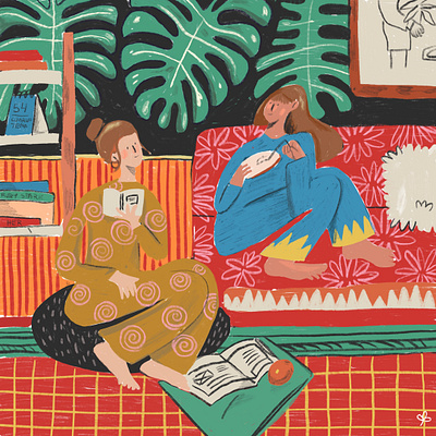 Matisse Study color friends friends of type friendship matisse quarantine women