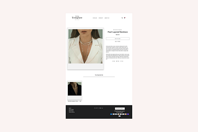 Polaroid E-commerce Template shopify web design web design template website template