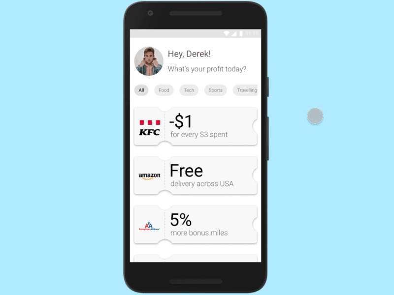 DailyUI 061 Redeem Coupon android app dailyui debut design figma mobile ui ux