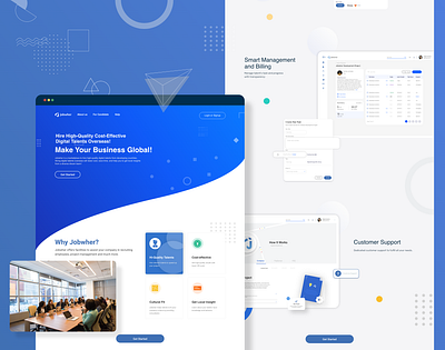 Jobwher Design adobe xd android app design animation branding design flat illustration minimal typography ui uiux ux vector web website