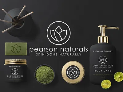 Skincare brand logo by naimadesign 2d abstract beauty branding cosmetic design female fiverr flat identity illustration leaf logo minimalist naimadesign natural logo