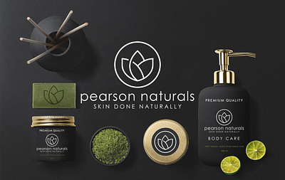 Skincare brand logo by naimadesign 2d abstract beauty branding cosmetic design female fiverr flat identity illustration leaf logo minimalist naimadesign natural logo