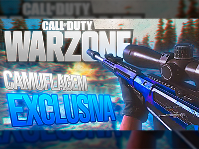 "Exclusive Camo" callofduty graphicdesign thumbnail warzone youtube