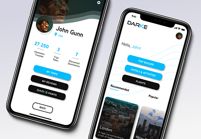 Modern & Minimalistic Travel App app app design application iphone minimal minimalistic mobile mobile app mobile app design mobile design mobile ui modern simple design simplicity travel travel app traveling travelling ui ux