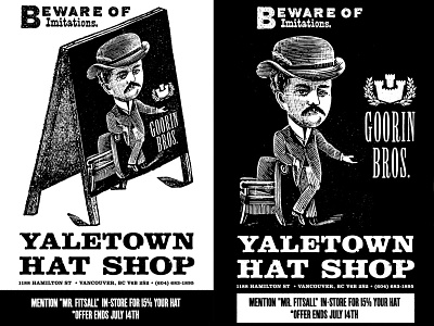Beware of Imitations (Yaletown) absurdity americana branding ephemera graphic graphic design heritage history identity illustration lettering mystery print tried and true typography vintage