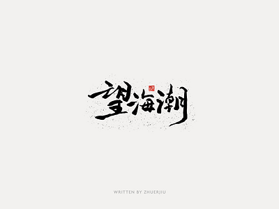 Chinese calligraphy design calligraphy chinese font font design hand writing lettering logo typeface word