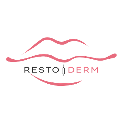 Restoderm Logo botox logo logodesign ui